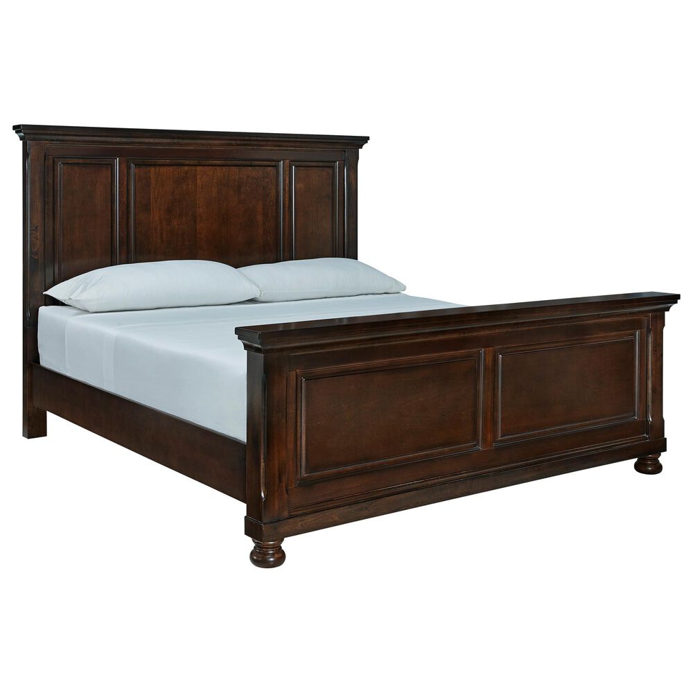 Millenium Porter King Panel Bed in Rustic Brown, , large