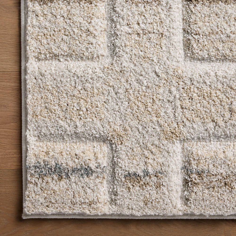 Loloi Silas 6&#39;7&quot; x 9&#39;2&quot; Bone and Multicolor Area Rug, , large