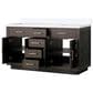 Lexora Home Abbey 60" Double Bathroom Vanity in Brown Oak with 2 cm White Quartz Top and Rectangular Sinks, , large