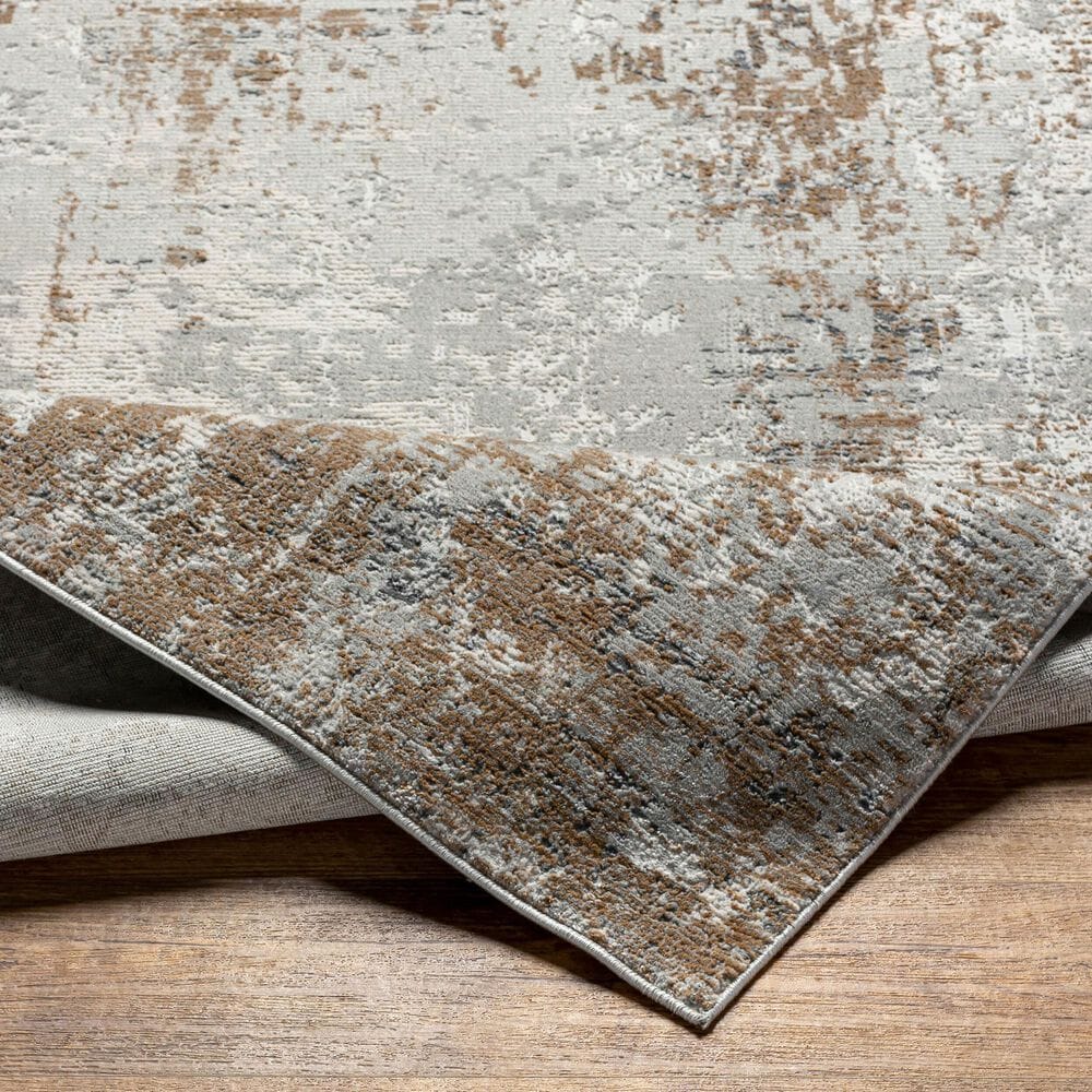 Surya Alpine 2&#39;7&quot; x 7&#39;3&quot; Ivory, Tan, Gray, Light Gray, Off-White and Charcoal Runner, , large