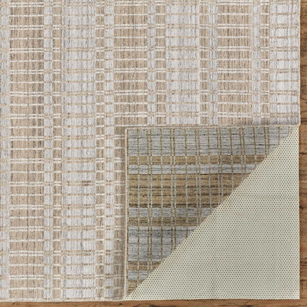 Feizy Odell 2&#39; x 3&#39; Tan and Silver Area Rug, , large