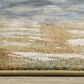 Oriental Weavers Venice Forli 2"3" x 7"6" Blue and Gold Runner, , large
