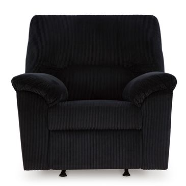 Ashley SimpleJoy Rocker Recliner in Onyx, , large