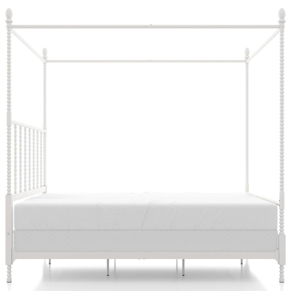 Furniture of America Elliot Full Canopy Bed in White, , large