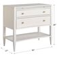 Furniture Worldwide Love Joy Bliss Chelsea Nightstand in Alabaster, , large