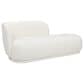 Jennifer Taylor Home Aire Right Arm Facing Chaise Lounge in Ivory White, , large