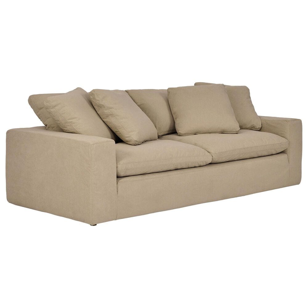 Blue River Liberty Stationary Sofa in Sahara Brown, , large