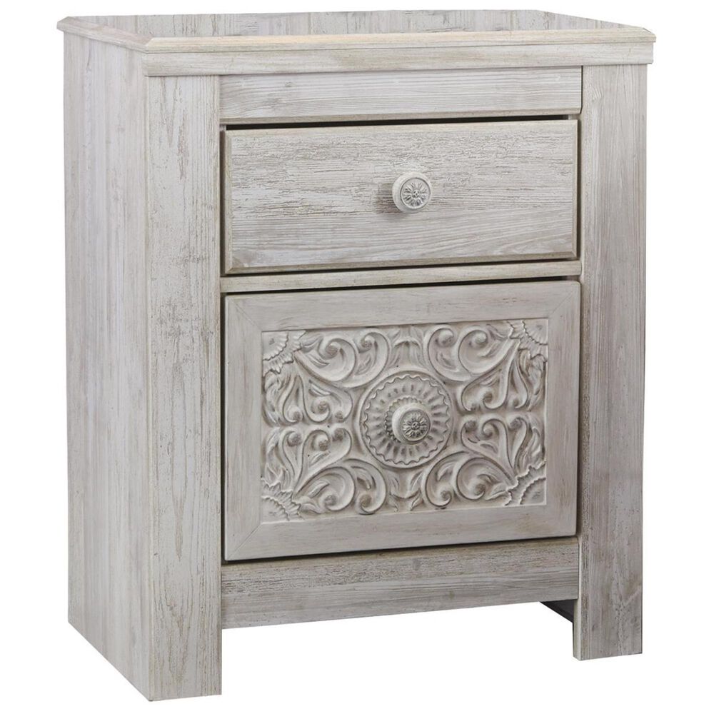 Signature Design by Ashley Paxberry 5 Piece Full Bedroom Set in White Wash | Nebraska Furniture Mart