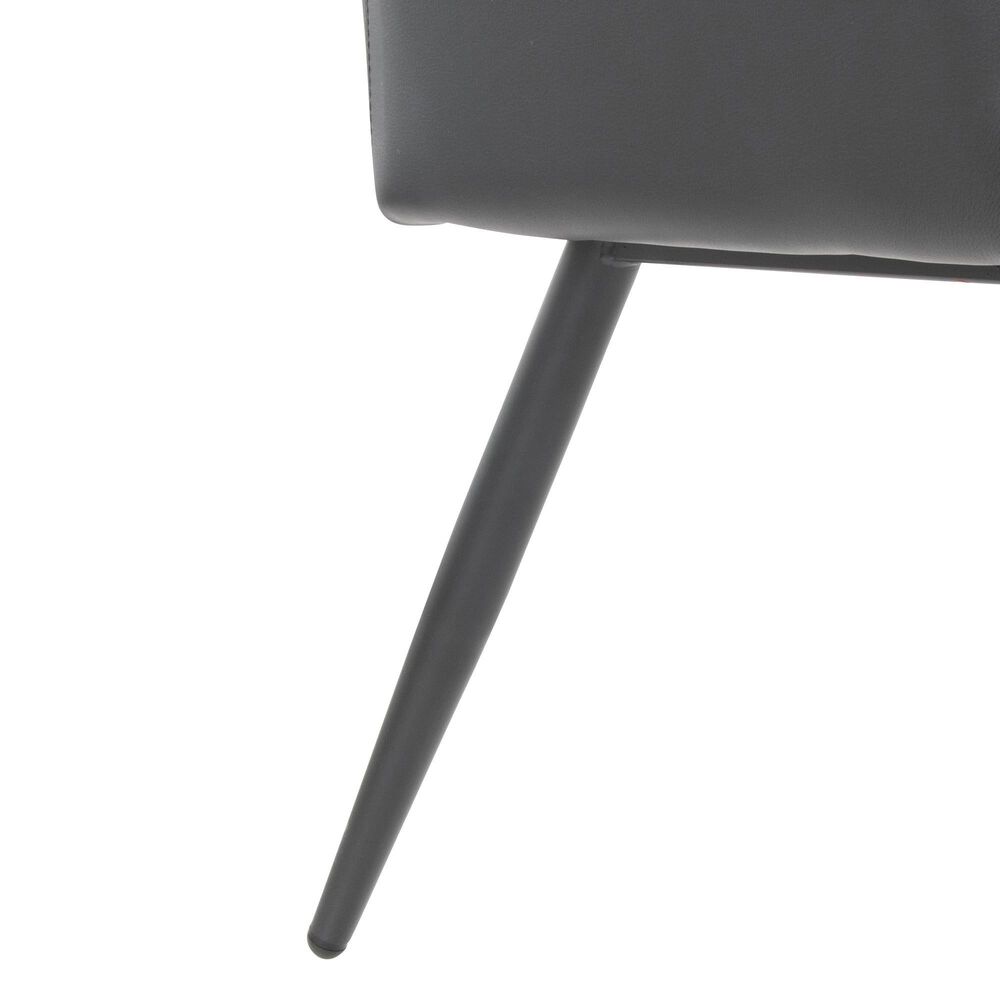 Lumisource Daniella Upholstered Bench in Black, , large