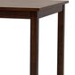 Baxton Studio Andrew Dining Table in Dark Brown - Table Only, , large