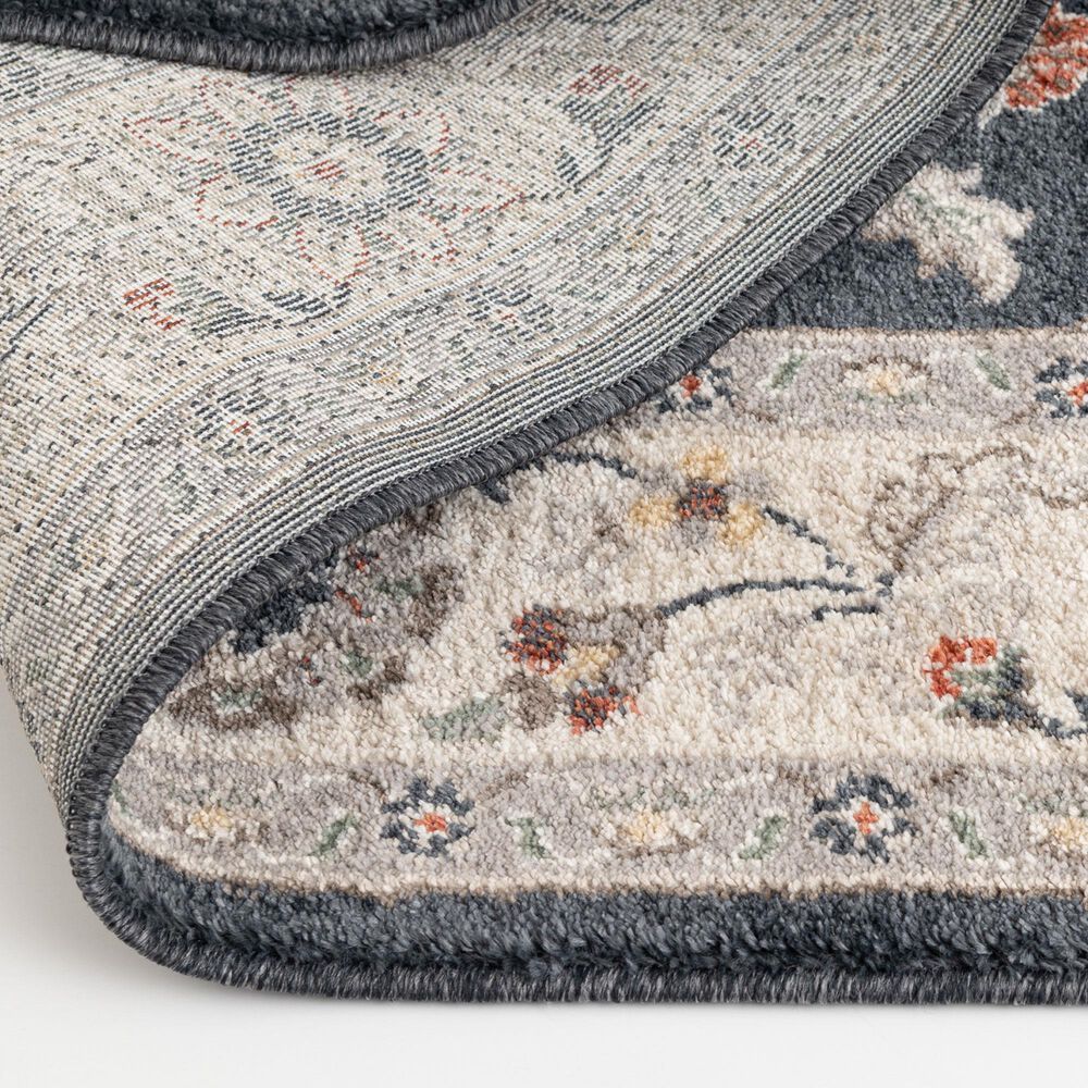 Central Oriental Minerva Maneli Vintage Blue 5&#39;3&quot; x 7&#39;7&quot; Area Rug, , large