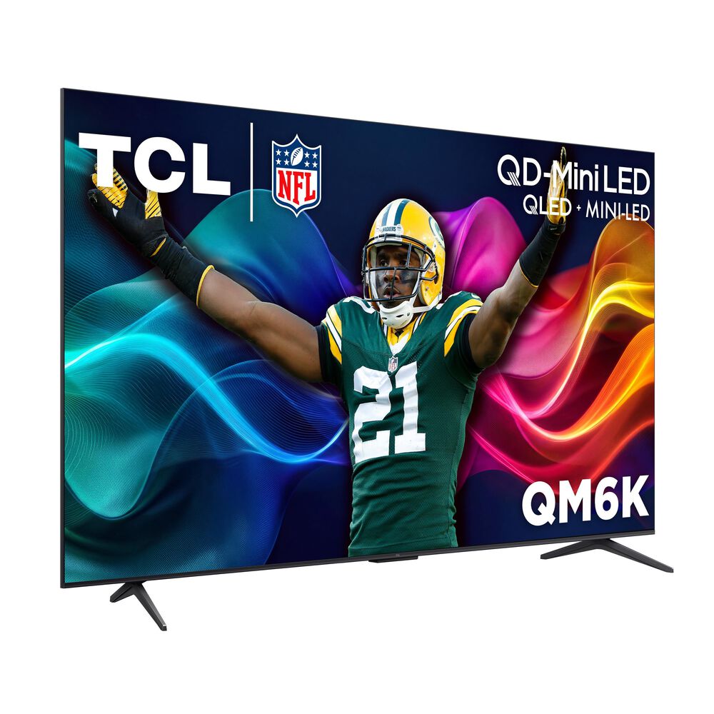 TCL 85" Class QM6K Series 4K UHD HDR QD-Mini LED - Smart Google TV with Q Class 5.1.2 Channel Soundbar System in Black, , large