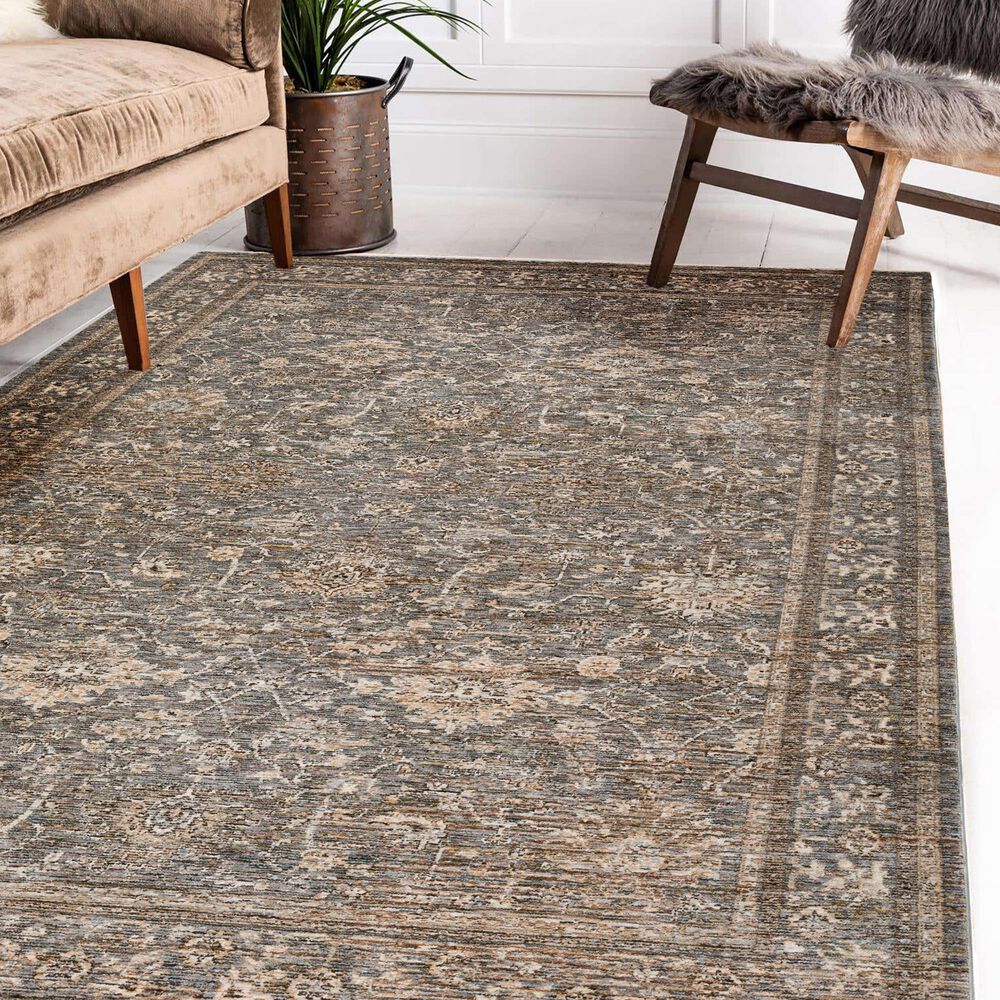 Dalyn Rug Company Yarra YA1 7&#39;10&quot; x 10&#39; Pewter Area Rug, , large