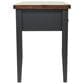 Legends Furniture Essex Writing Desk in Black and Whiskey, , large