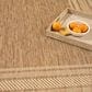 Nourison Horizon HOZ03 Natural 9" x 12" Indoor/Outdoor Area Rug, , large