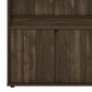 HOMLUX Kitchen Storage Shelf with Cabinet in Columbia Walnut, , large