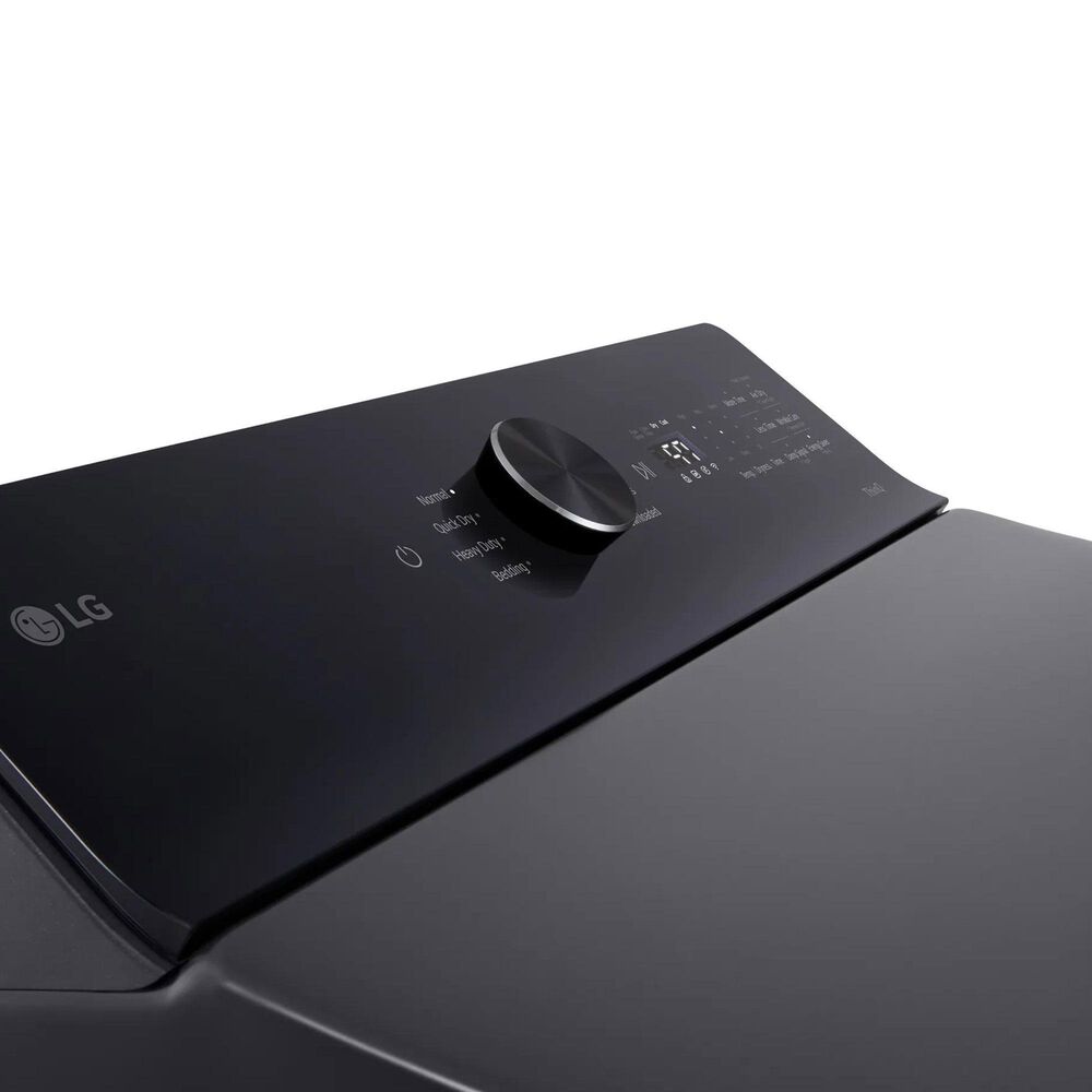 LG 5 Cu. Ft. Smart Top Load Washer and 7.3 Cu. Ft. Electric Dryer Laundry Pair in Platinum Black, , large