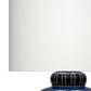 Splendor Living Colchester Table Lamp in Navy and White, , large