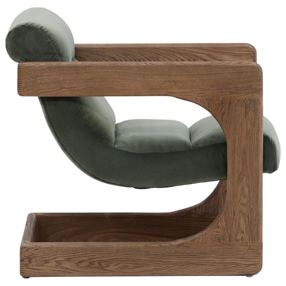 Blue Sun Designs Bridges Accent Chair in Sage, , large