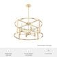 Hunter Astwood 6-Light Chandelier in Alturas Gold, , large
