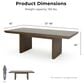 Furniture of America Virex Rectangle Extendable Dining Table in Dark Walnut, , large