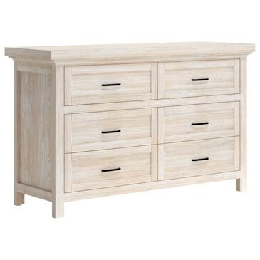 Eastern Shore Westfield 6-Drawer Dresser in Brushed White, , large