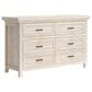 Eastern Shore Westfield 6-Drawer Dresser in Brushed White, , large