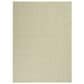 Nourison Courtyard Ivory and Green 5" x 7" Indoor/Outdoor Area Rug, , large