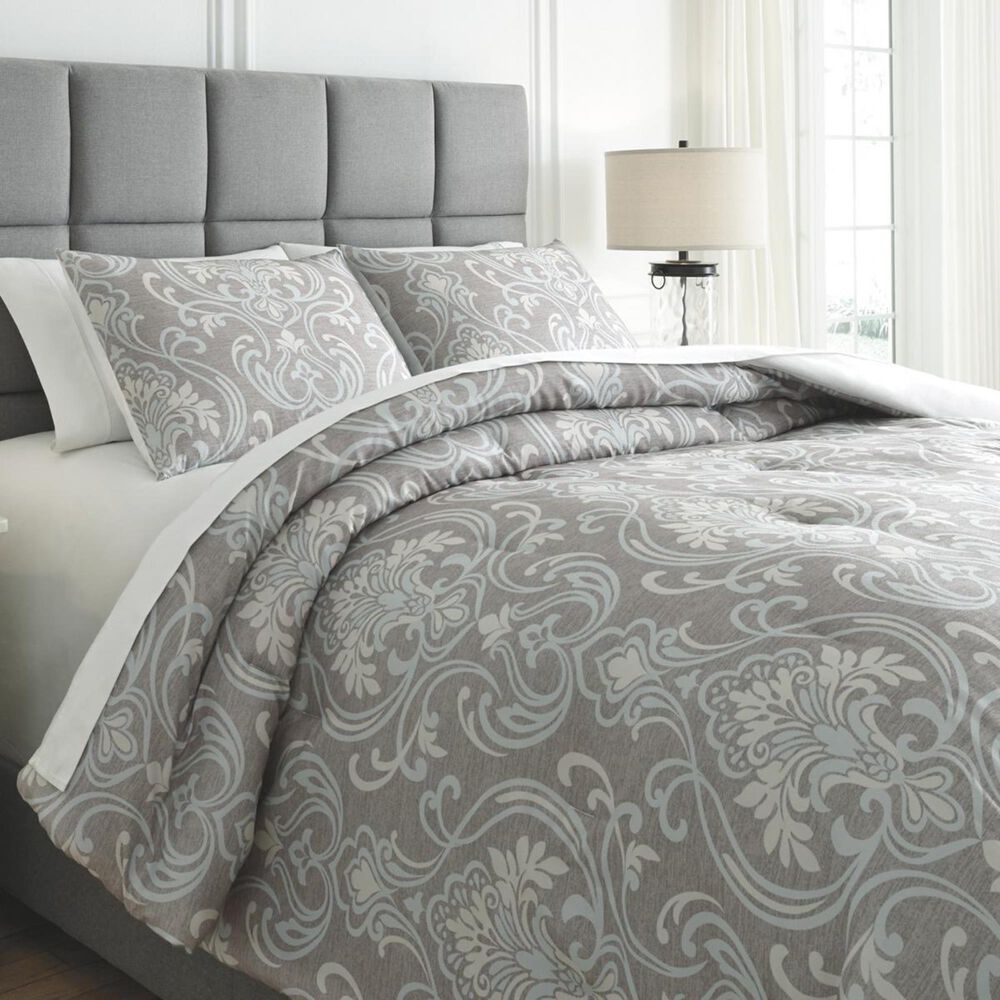 Signature Design by Ashley Noel King Comforter Set in Gray/Tan, , large
