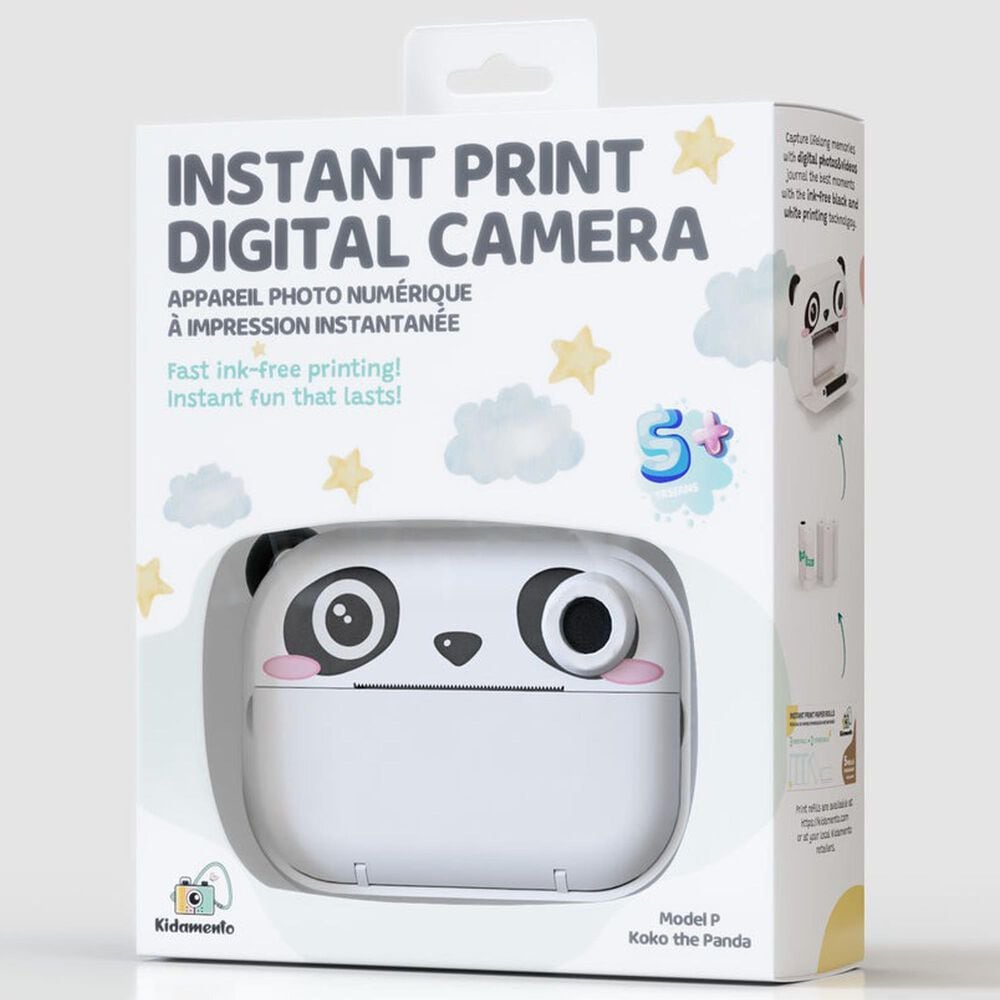 Kidamento Koko The Panda Digital Camera for Children in White, , large