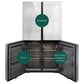 GE Appliances 22.9 Cu. Ft. Smart Counter-Depth Quad-Door Refrigerator in Platinum Glass, , large