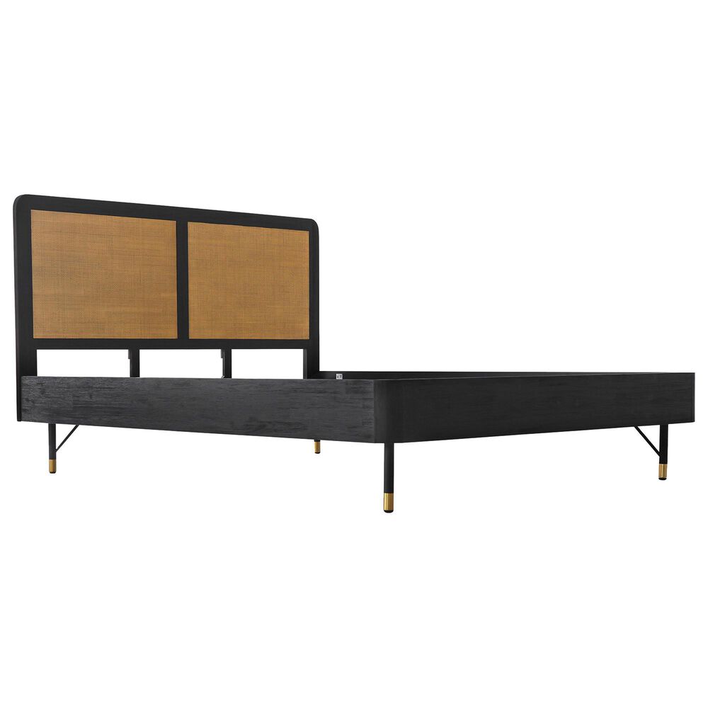Blue River Saratoga 4-Piece Queen Bed Set in Black and Natural, , large