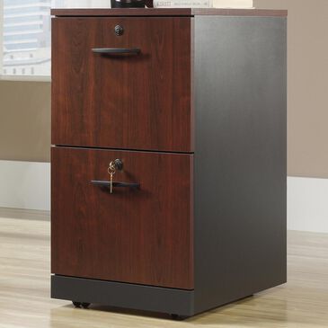 Sauder Via 2-Drawer Pedestal in Classic Cherry, , large