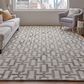 Feizy Lorrain 3"6" x 5"6" Gray and Ivory Area Rug, , large