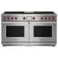 Wolf Appliances 3" Kickplate for 60" Dual Fuel Range in Stainless Steel, , large