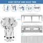 HOMLUX 10" x 20" Outdoor Pop Up Canopy Gazebo for Party in White, , large