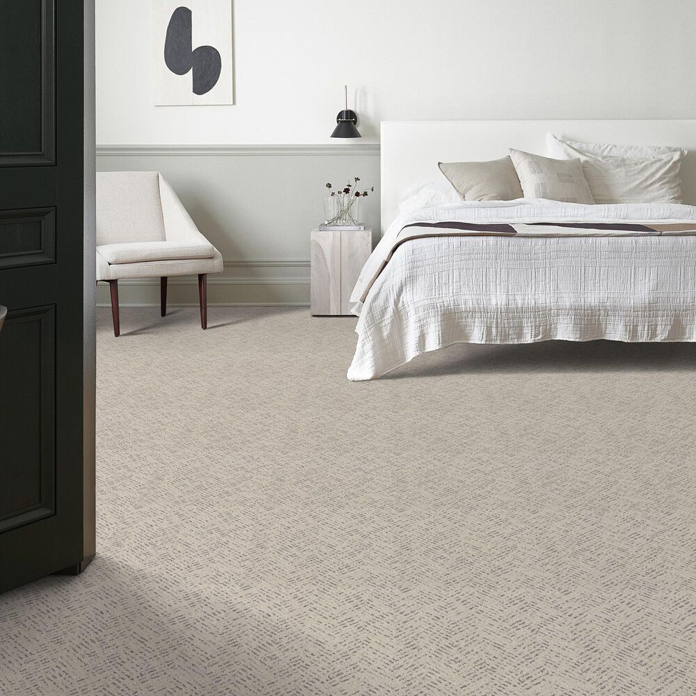 Shaw Favoured Path Carpet in Snowfall, , large