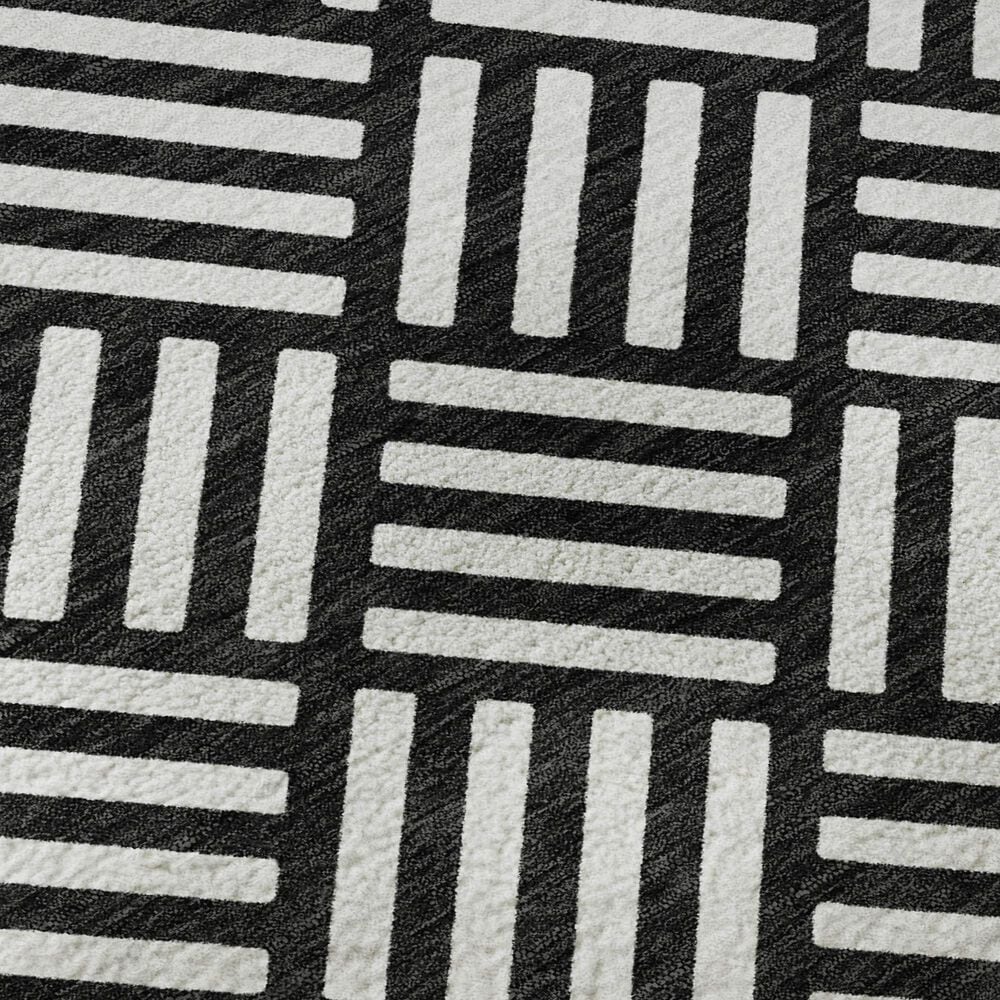 Dalyn Rug Company The Reserve TR3 Black 5&#39; x 7&#39;6&quot; Indoor/Outdoor Area Rug, , large
