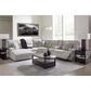 Ashley Acklen Place 6-Piece Power Left Facing Reclining Sectional with Chaise in Pewter, , large