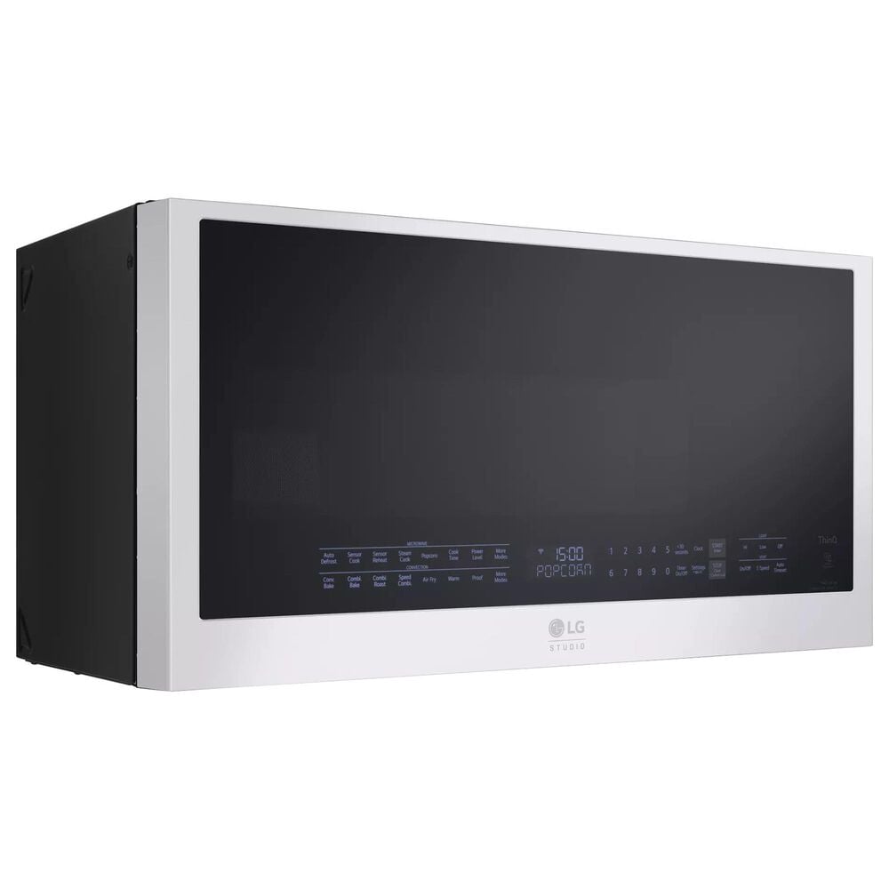 LG Studio 1.7 Cu. Ft. Over-The-Range Microwave Oven with Air Fry in Essence White, , large