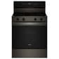 Whirlpool 5.3 Cu. Ft. Freestanding Smart Electric Range with Air Cooking Technology in Black Stainless Steel, , large
