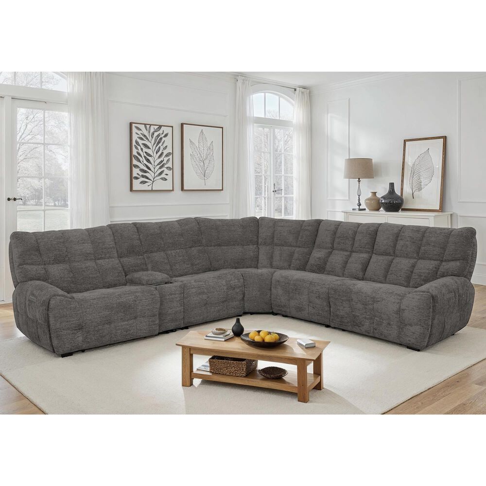 Oxford Furniture 6-Piece Power Reclining Sectional, , large