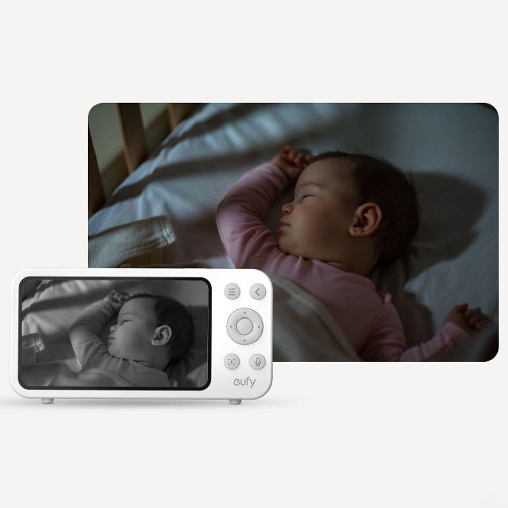 eufy E20 Baby Monitor with Camera in White, , large