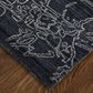 Feizy Whitton 4" x 6" Navy and Ivory Area Rug, , large