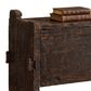 Jaipur Home One of a Kind Tribal Ivory Currency Storage Trunk in Brown and Black, , large