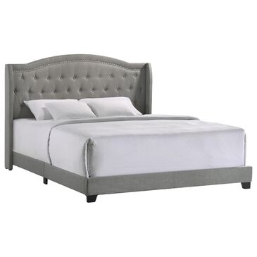Hawthorne Furniture Rhyan Upholstered King Bed in Smoke, , large