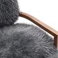 Furniture of America Lumir Long-Haired Accent Chair in Charcoal Gray, , large