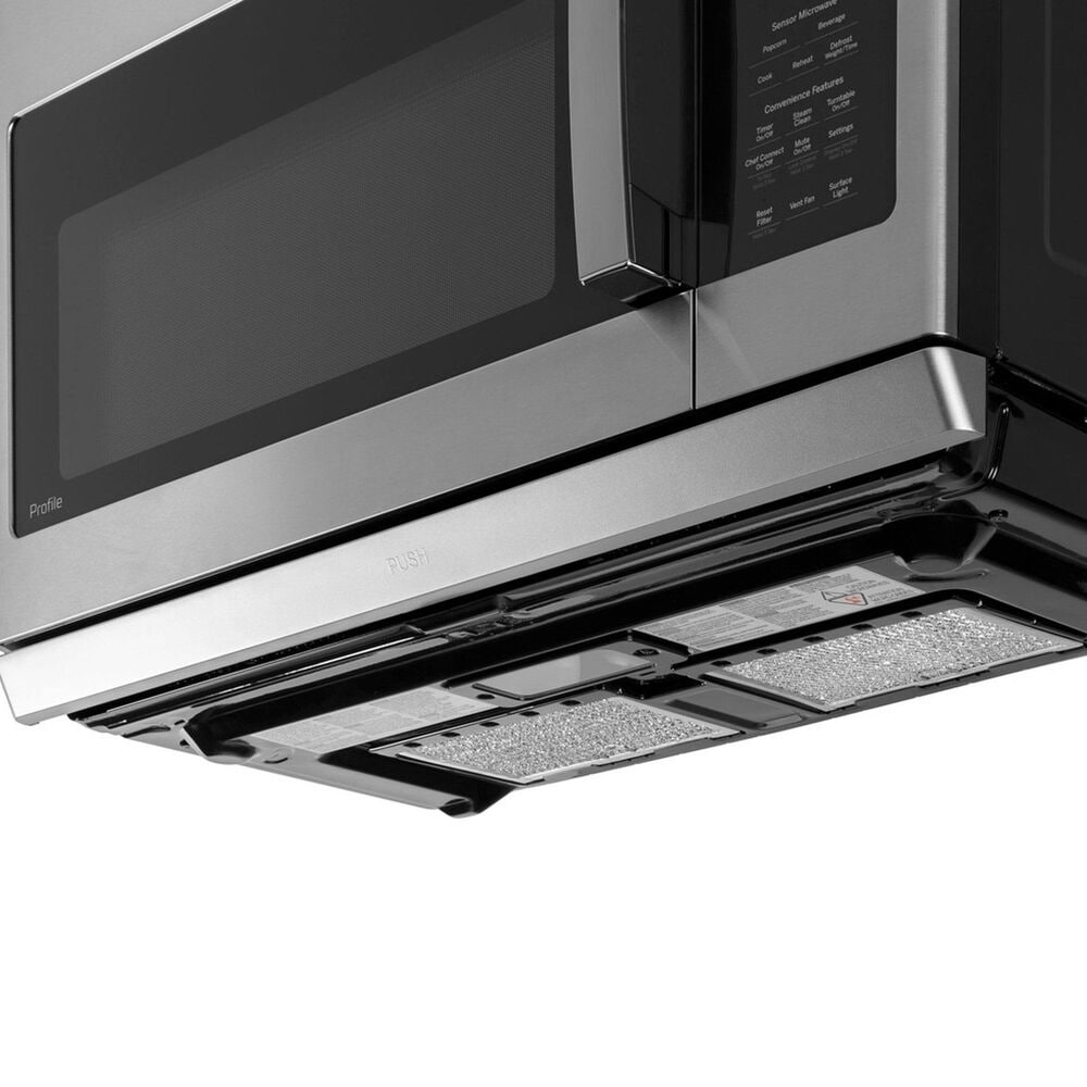 GE Profile 2.2 Cu. Ft. Over-the-Range Sensor Microwave Oven in Stainless Steel, , large