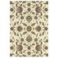 Oriental Weavers Kashan 9946W 5"3" x 7"6" Ivory Area Rug, , large