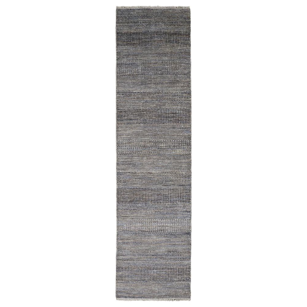 Feizy Rugs Janson I6065 2'6" x 10' Dark Gray Runner, , large
